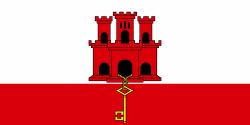 National Flag Of Gibraltar